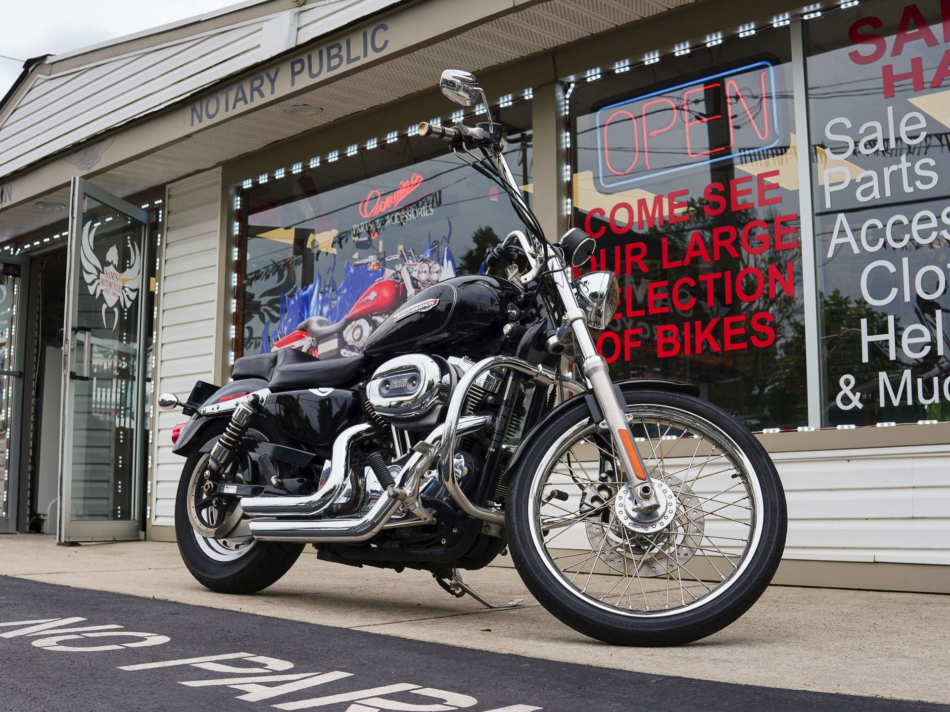 2008 HARLEY DAVIDSON SPORTSTER XL1200CC For Sale At Sam's Motorcycles in Bensalem PA on Bristol Pike
