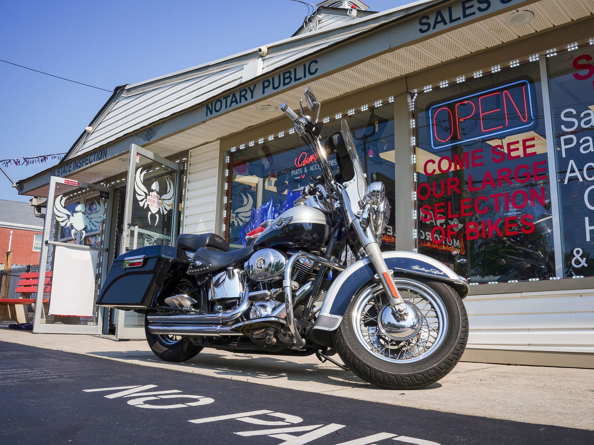 HARLEY DAVIDSON HERITAGE SOFTAIL (100YR ANNIVERSARY EDITION) For Sale At Sam's Motorcycles in Bensalem PA on Bristol Pike